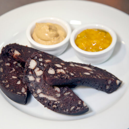 SLOT 706 - BLACK PUDDING SLICE - DAYTIME MENU