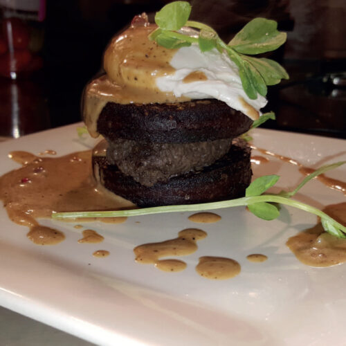 SLOT 706 - BLACK PUDDING SLICE - DAYTIME MENU