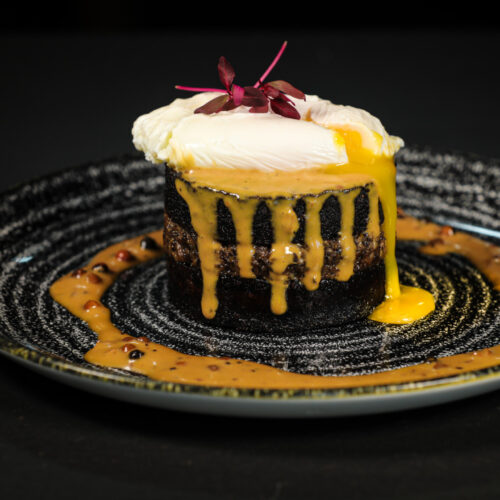 SLOT 706 - BLACK PUDDING SLICE - DAYTIME MENU