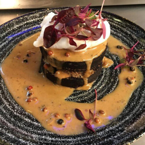 SLOT 706 - BLACK PUDDING SLICE - DAYTIME MENU