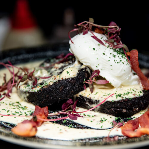 SLOT 706 - BLACK PUDDING SLICE - DAYTIME MENU