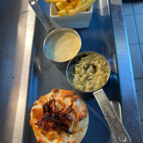 SLOT 58 - CHEESE & ONION PIE