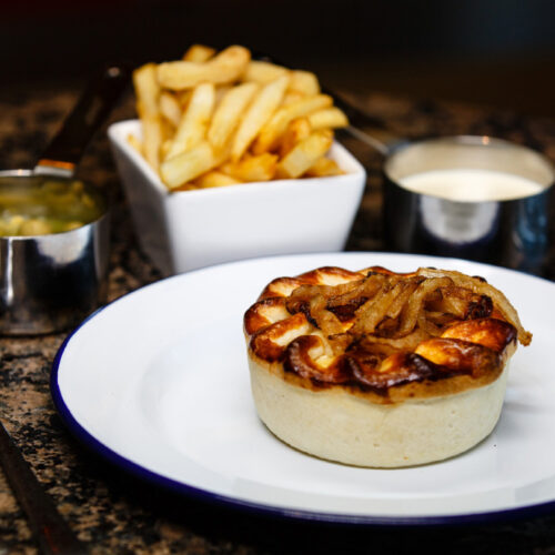 SLOT 58 - CHEESE & ONION PIE