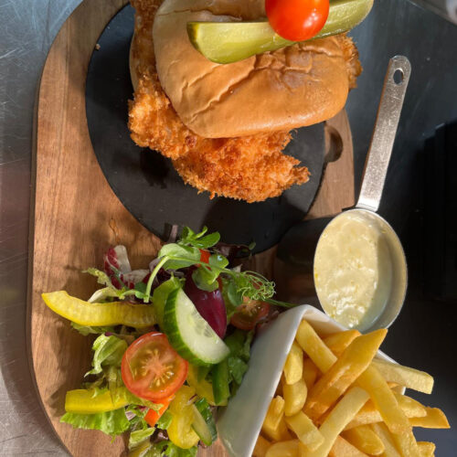 SLOT 721 - BREADED CHICKEN BURGER - DAYTIME MENU