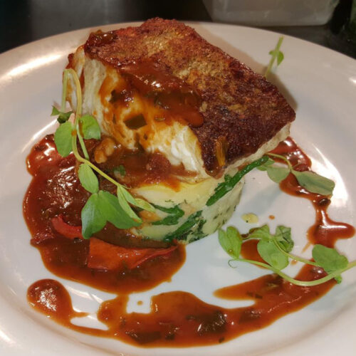 SLOT 56 - COD SUPREME ON SEAFOOD RISOTTO