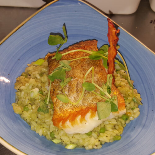 SLOT 56 - COD SUPREME ON SEAFOOD RISOTTO