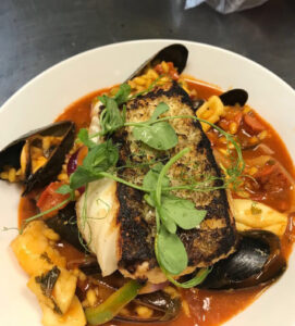 SLOT 56 - COD SUPREME ON SEAFOOD RISOTTO