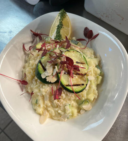 SLOT 507 - INCLUSIVE LEMON & COURGETTE RISOTTO