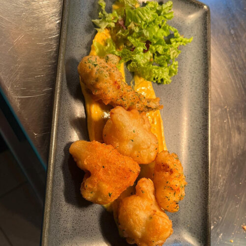 SLOT 504 - INCLUSIVE CAULIFLOWER & TENDERSTEM BROCCOLI FRITTERS (V)