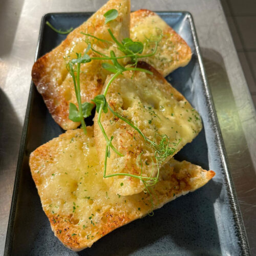 SLOT 327 - GARLIC CIABATTA WITH CHEESE