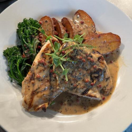 SLOT 508 - OVEN ROASTED CHICKEN - (PEPPERCORN) - (SET MENU - MAIN)