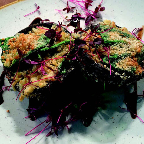 GRILLED FIELD MUSHROOMS