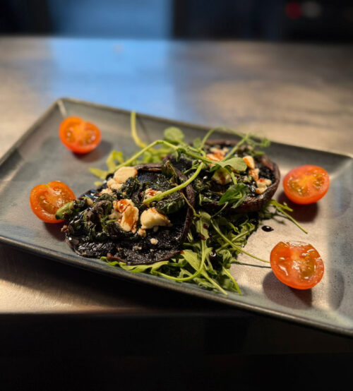 GRILLED FIELD MUSHROOMS