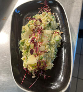 SLOT 506 - INCLUSIVE ASPARAGUS & PEA RISOTTO (V)