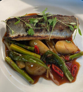SLOT 511 - PAN FRIED SEABASS 'ginger' (SET MENU - MAIN)