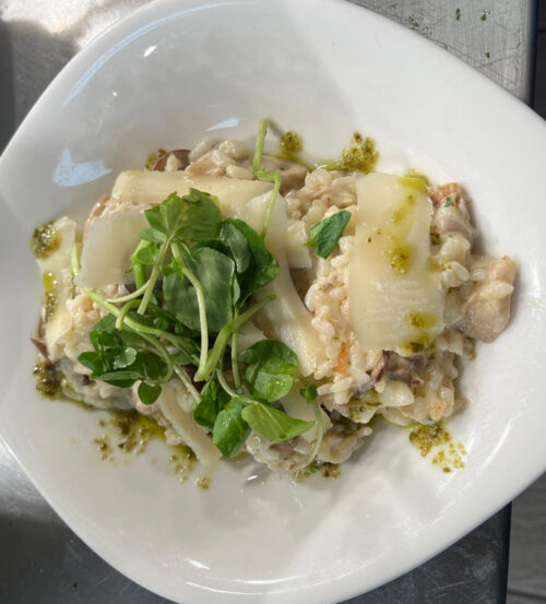 SLOT 507 - INCLUSIVE WILD MUSHROOM RISOTTO (V)