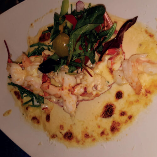 SLOT 328 - LOBSTER APPETISER GARLIC BUTTER SAUCE