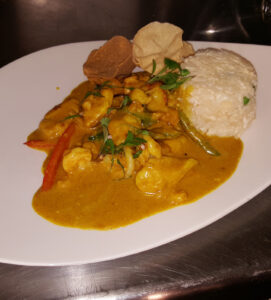 SLOT 52 - MONK FISH & PRAWN CURRY