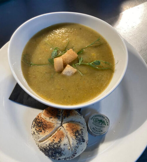 SLOT 500 - INCLUSIVE FRESHLY PREPARED SOUP OF THE DAY (OLD INC)