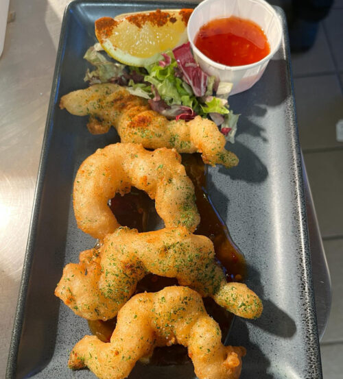 SLOT 27 - TEMPURA KING PRAWNS