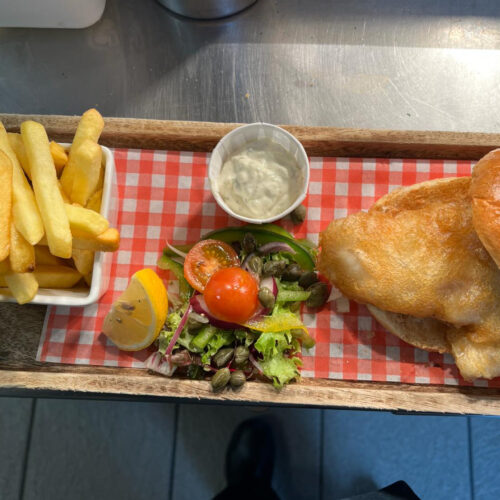 SLOT 74 - WARM FILLET OF COD SANDWICH