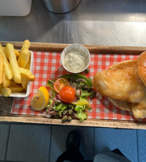 SLOT 74 - WARM FILLET OF COD SANDWICH