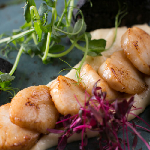 SLOT 26 - PAN SEARED ORKNEY SCALLOPS