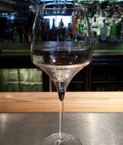 White & Rose Wine Glass