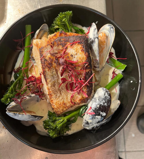 SLOT 555 - FESTIVE EVENING - PAN FRIED COD SUPREME