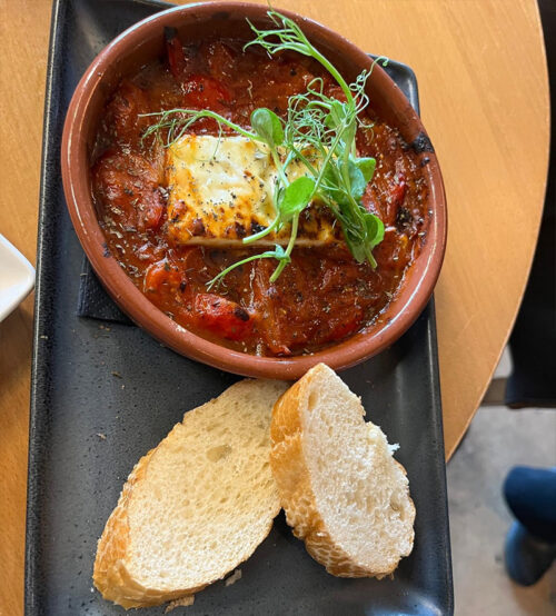 SLOT 541 - FESTIVE EVENING - BAKED FETA CHEESE (V)