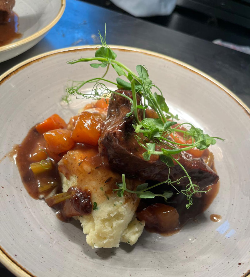 BRAISED FEATHER BLADE OF BEEF