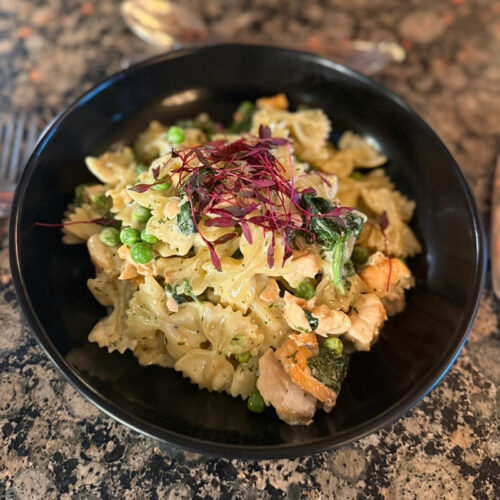 SLOT 734 -  SALMON FARFELLE - DAYTIME MENU