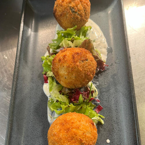 SLOT 703 - ARANCINI RICE BALLS (2) - DAYTIME MENU