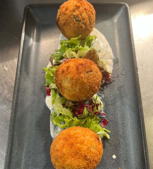 SLOT 703 - ARANCINI RICE BALLS (2) - DAYTIME MENU