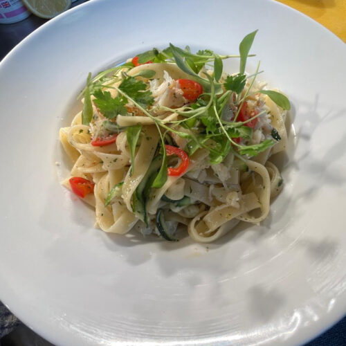 SLOT 735 - CRAB & CHILLI TAGLIATELLE - DAYTIME MENU